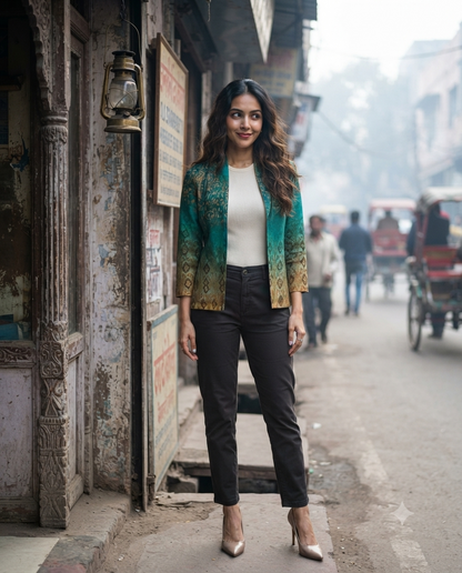 Cultural Charm In Every Stitch: Women's Ethnic Jacket
