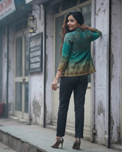 Cultural Charm In Every Stitch: Women's Ethnic Jacket