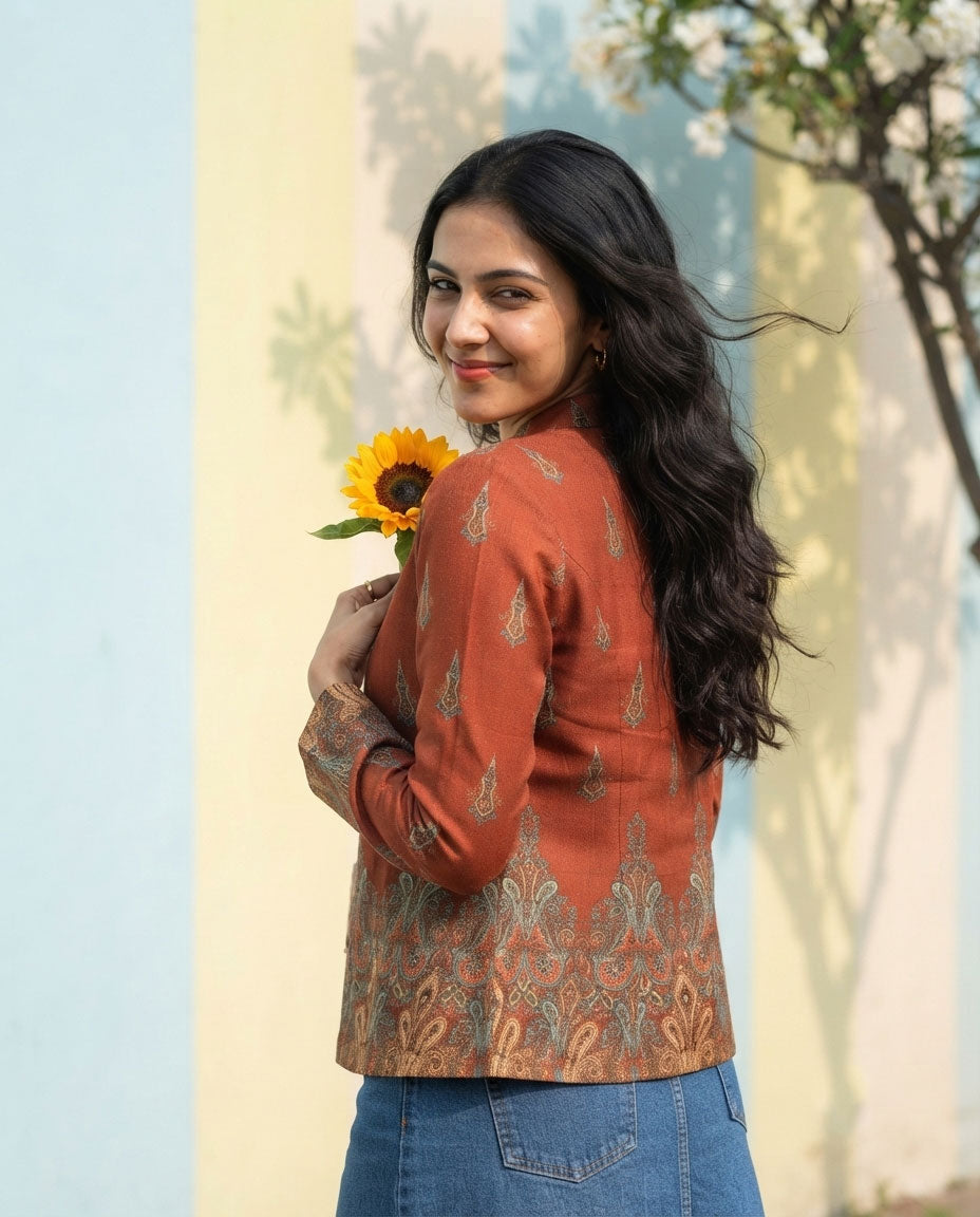 Cultural Charm In Every Stitch: Women's Ethnic Jacket