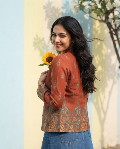 Cultural Charm In Every Stitch: Women's Ethnic Jacket
