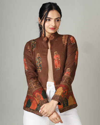 Enchanting Quirky Pasmina Women's Jacket