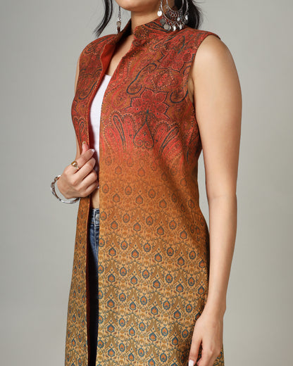 Timeless Drift-Effortless Tradition in Long Women's Jacket