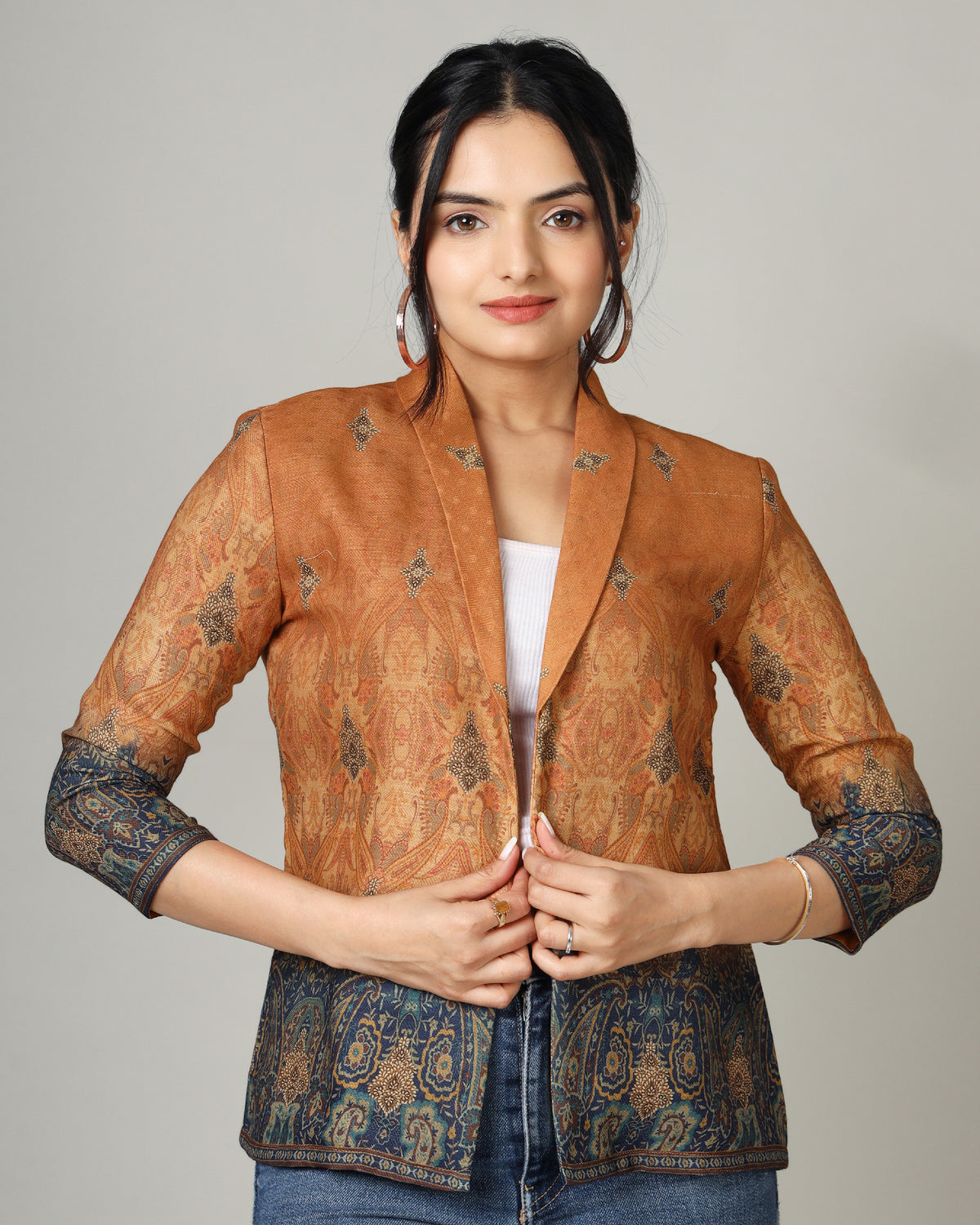 Cultural Charm In Every Stitch: Women's Ethnic Jacket