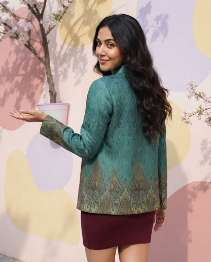 Elevate Any Event With Our Stylish Paisley Jacket