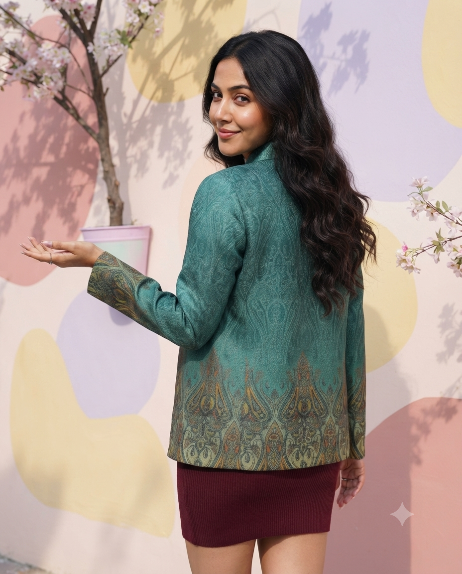 Elevate Any Event With Our Stylish Paisley Jacket