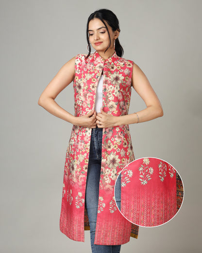 Switch Up Your Style With Reversible Women's Long Jacket