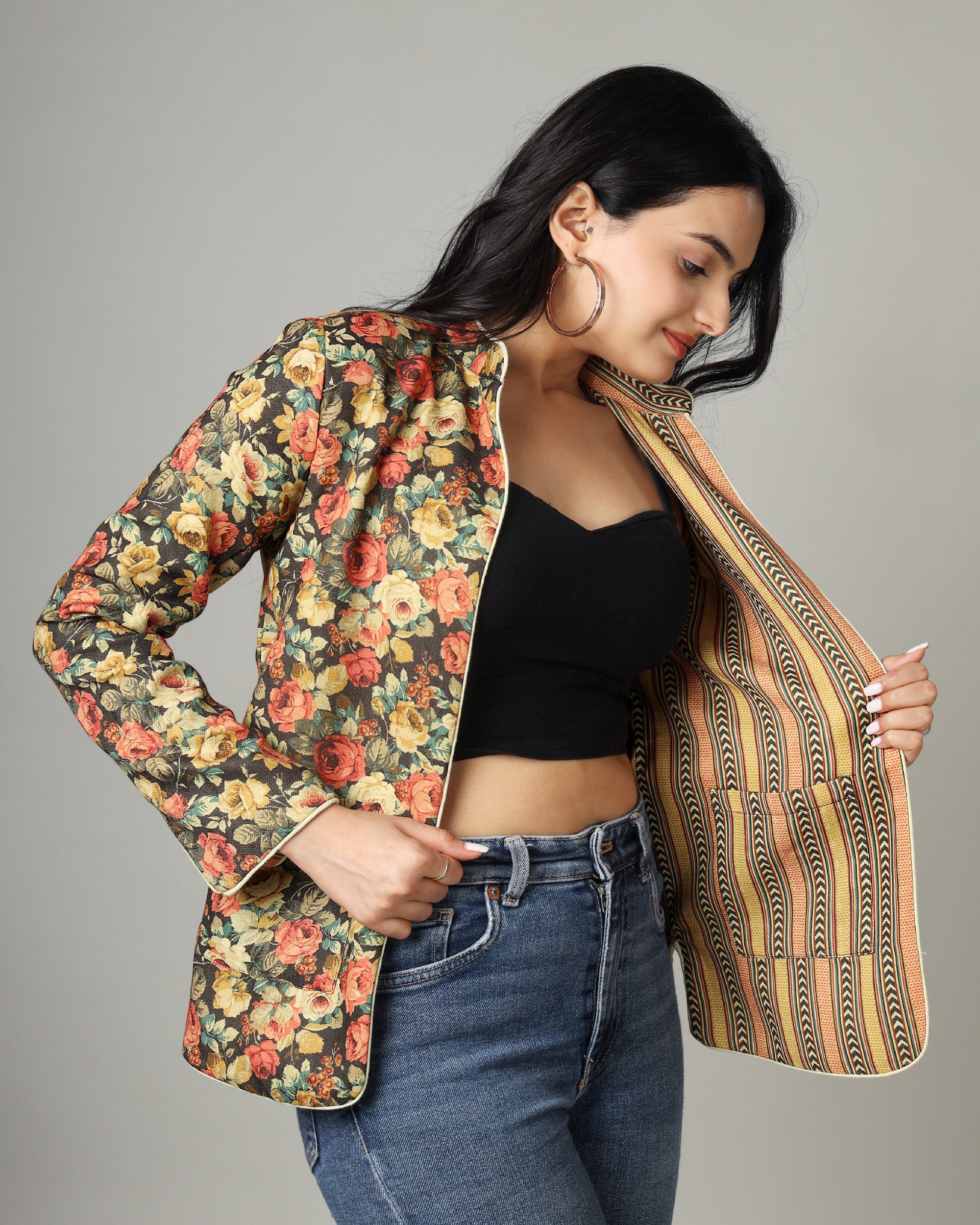 Switch Up Your Style With Reversible Women's Jacket – Fabcurate