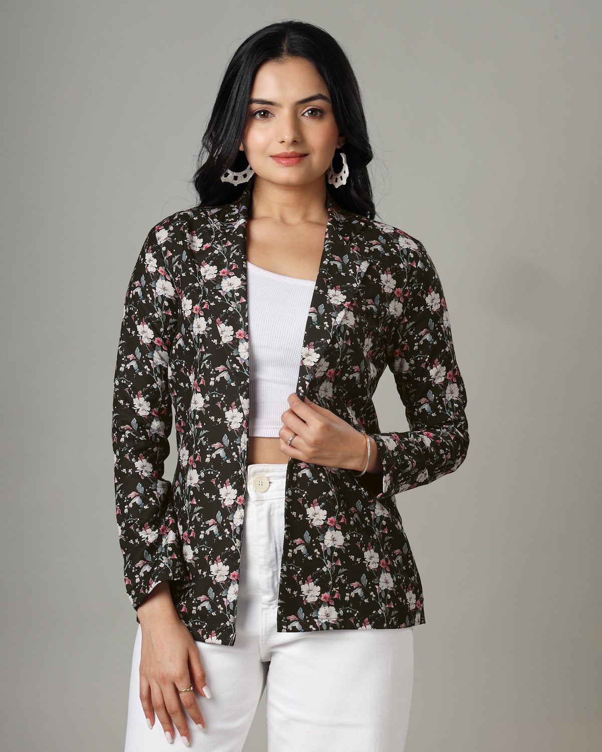 Floral Fantasy Women's Spring Jacket