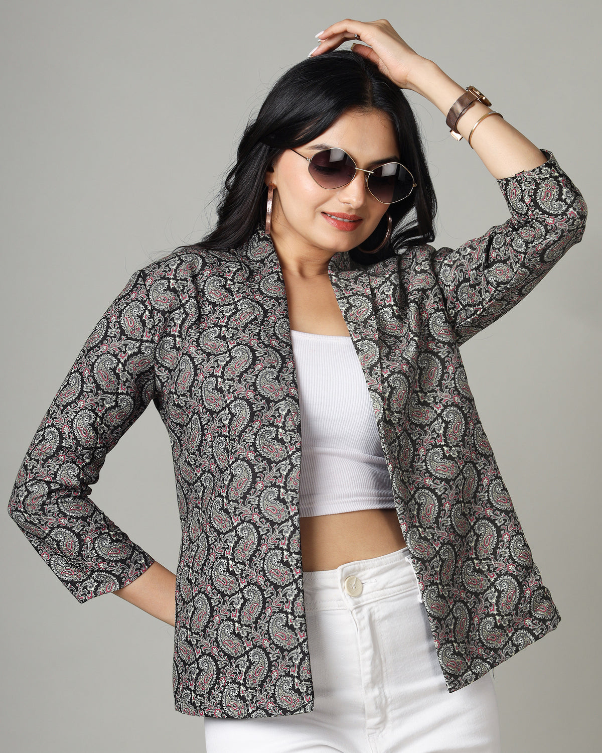 Elegance In Paisley-Women's Classic Jacket