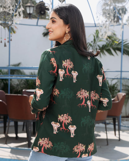 The Talk Of The Town Ethnic Women's Jacket