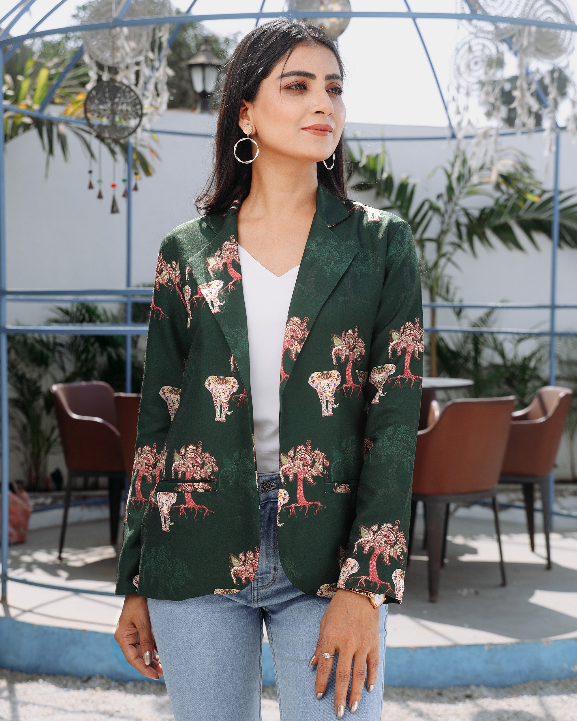 kyra handloom women's cotton jacket – Expressions by UV