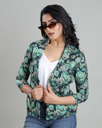 Crafted for Confidence: Seamless Floral Pasmina Jacket