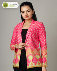 Graceful Modern Chevron Jacket For Women