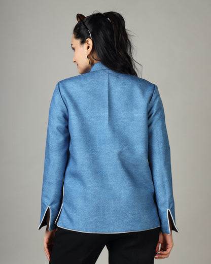 Slay the Streets in Our Deniim-Inspired Women's Jacket
