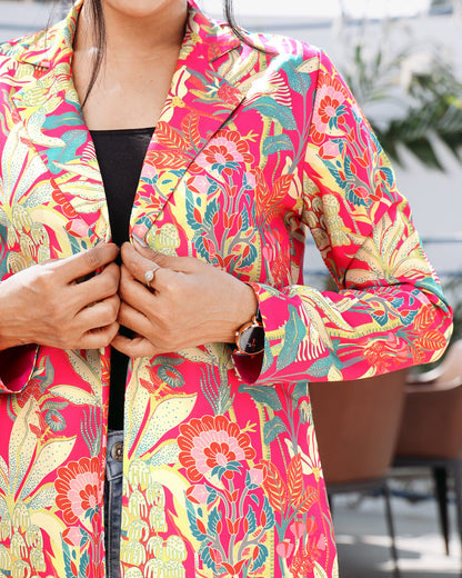 Crafted Chaos: Mismatched Masterpiece Jacket