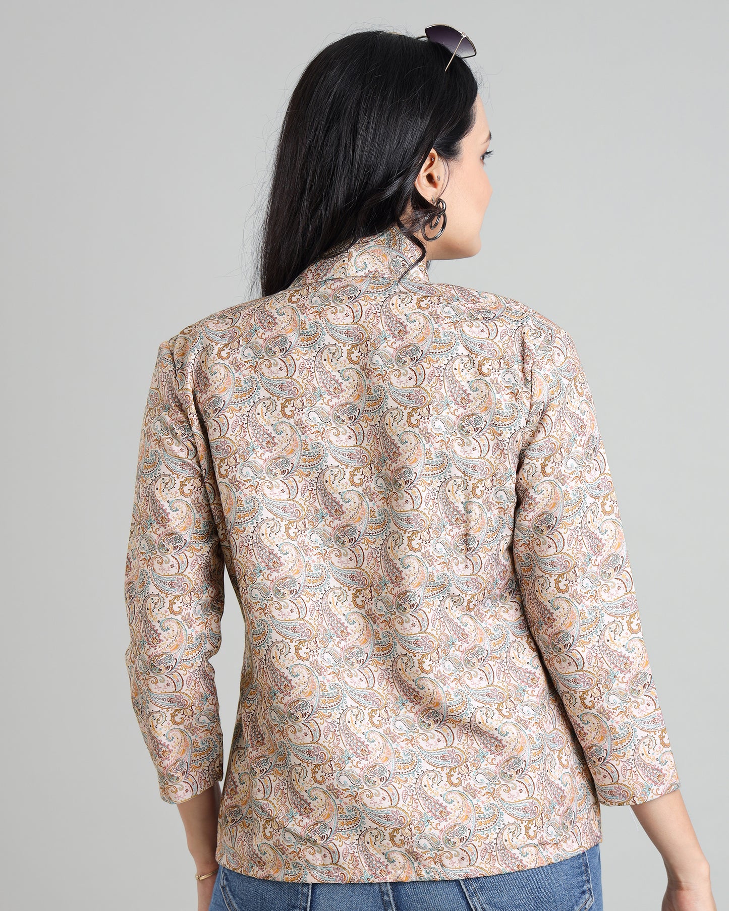 Distinctive Paisley Fashionable Women's Jacket