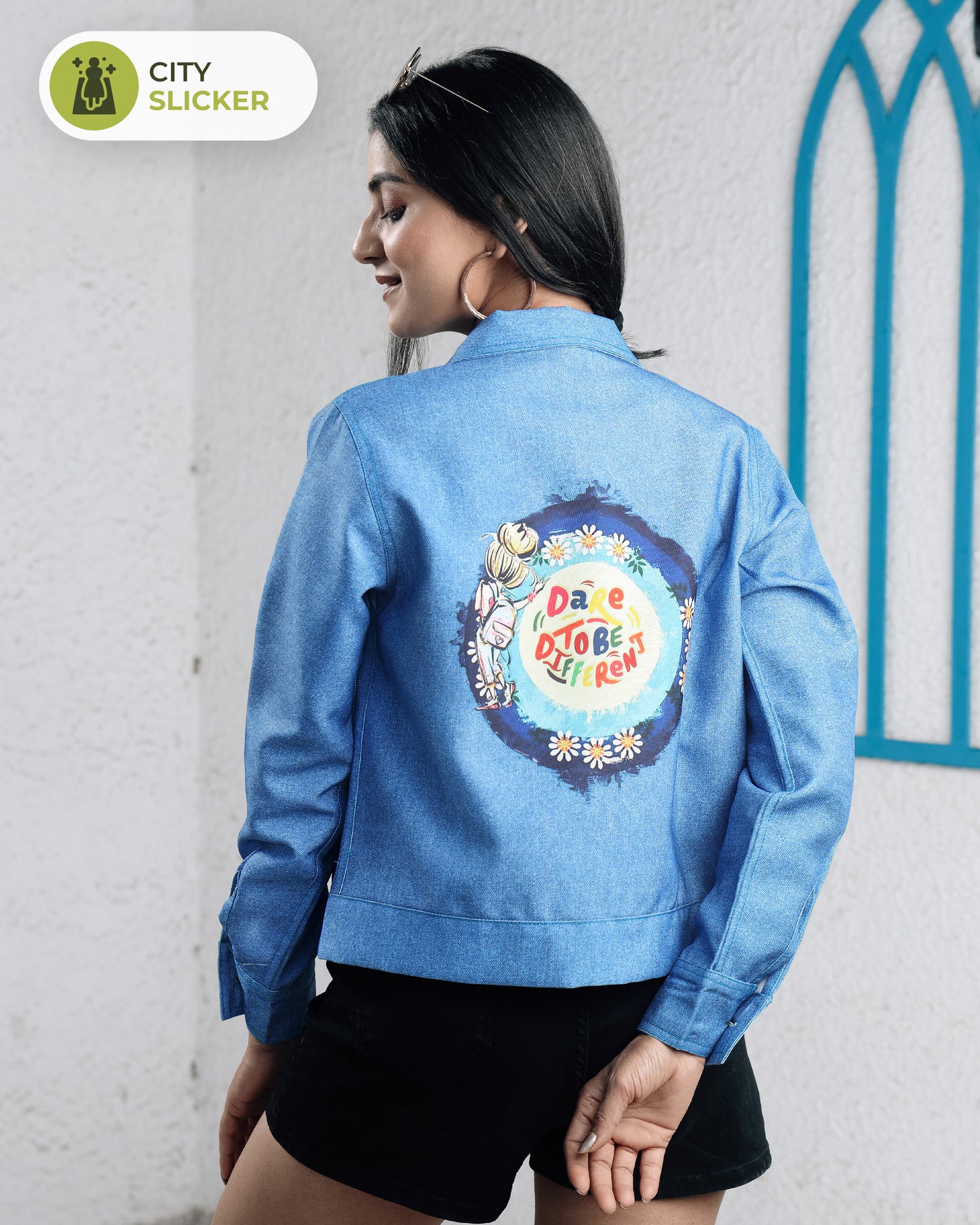Quirky Queen: Be Bold In Denim Inspired Jacket