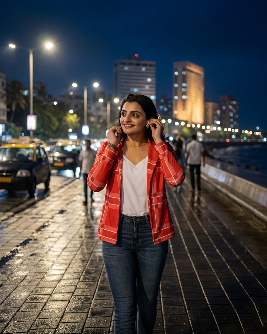 Red Hot Check: The Statement Womens Jacket
