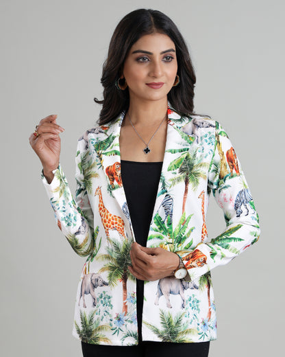 Unleash Your Roar: Women's Animal Kingdom Jacket