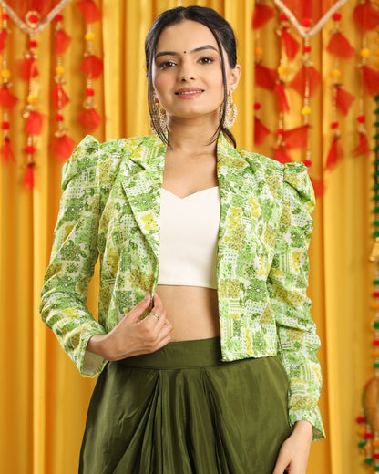 Puffed With Perfection: Statement Jacket For Mehndi