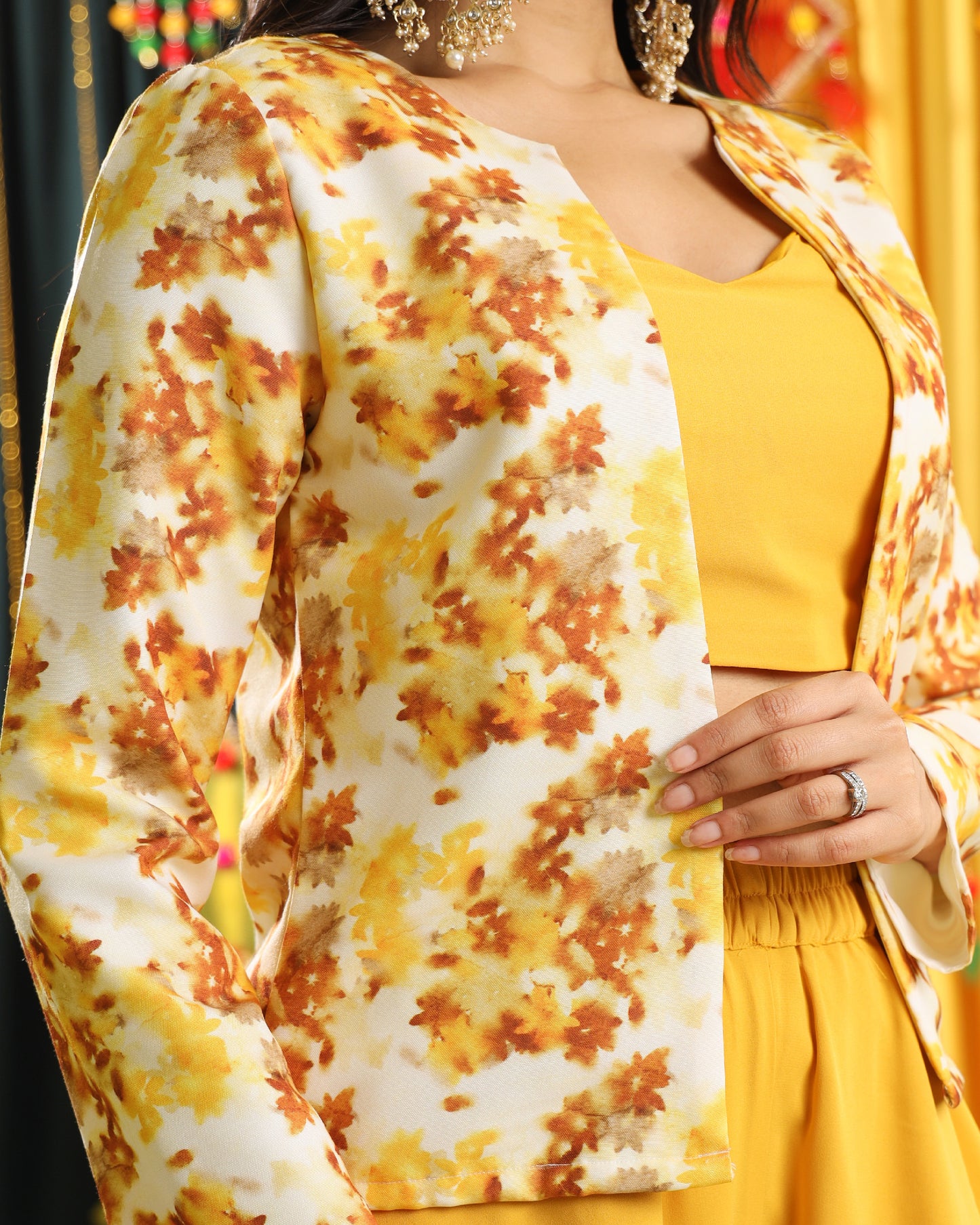 All Eyes on You : Yellow Women's Jacket