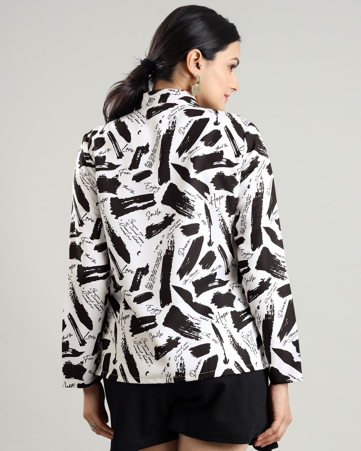 The Abstract: Two-Tone Statement Color Block Jacket
