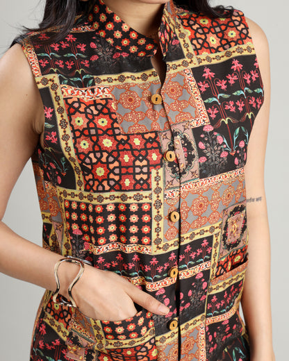 Stand Out: Women's Ethnic Patterned Jacket