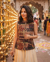Stand Out: Women's Ethnic Patterned Jacket
