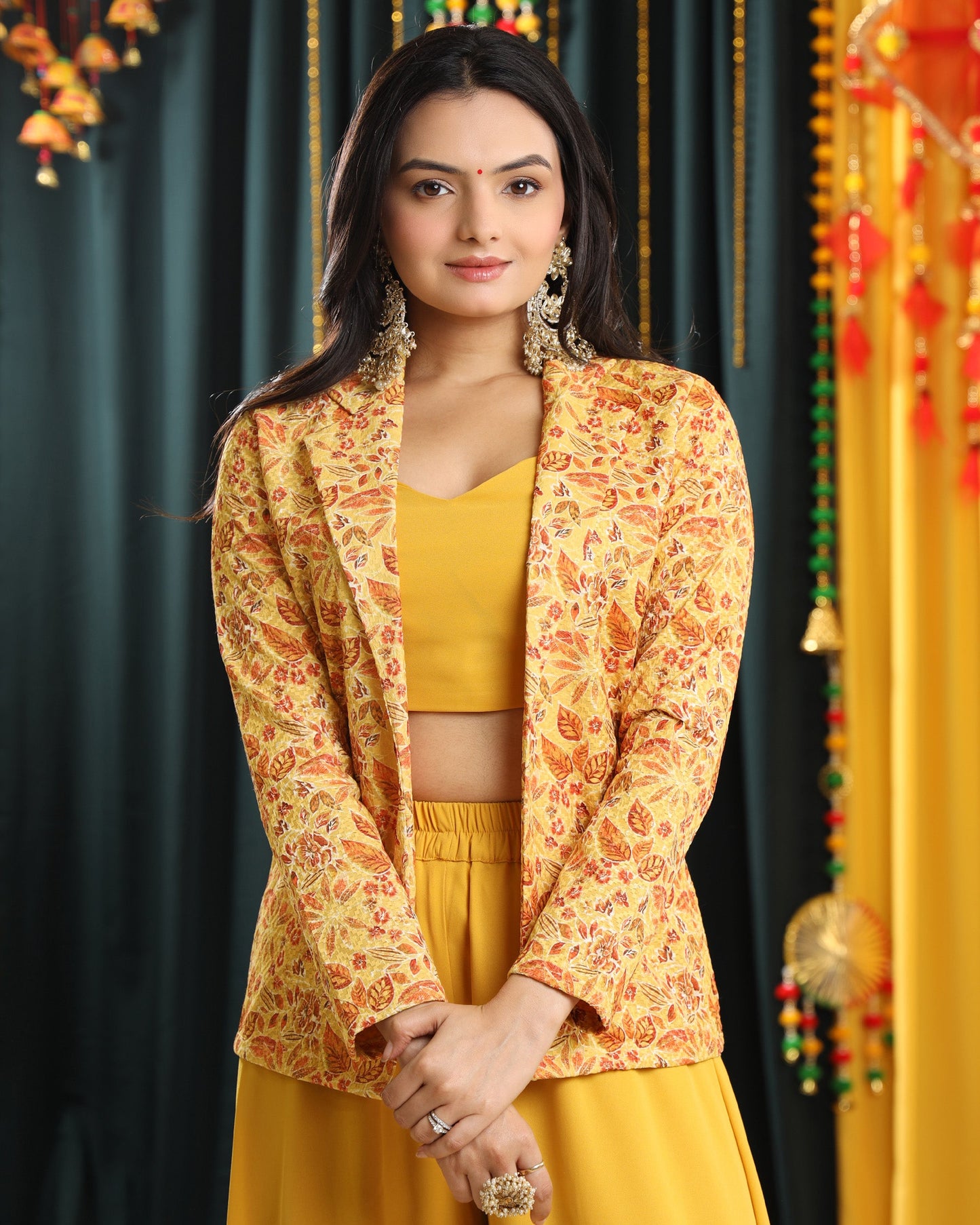 Shop Now: Women's Embroidered Jacket for Haldi
