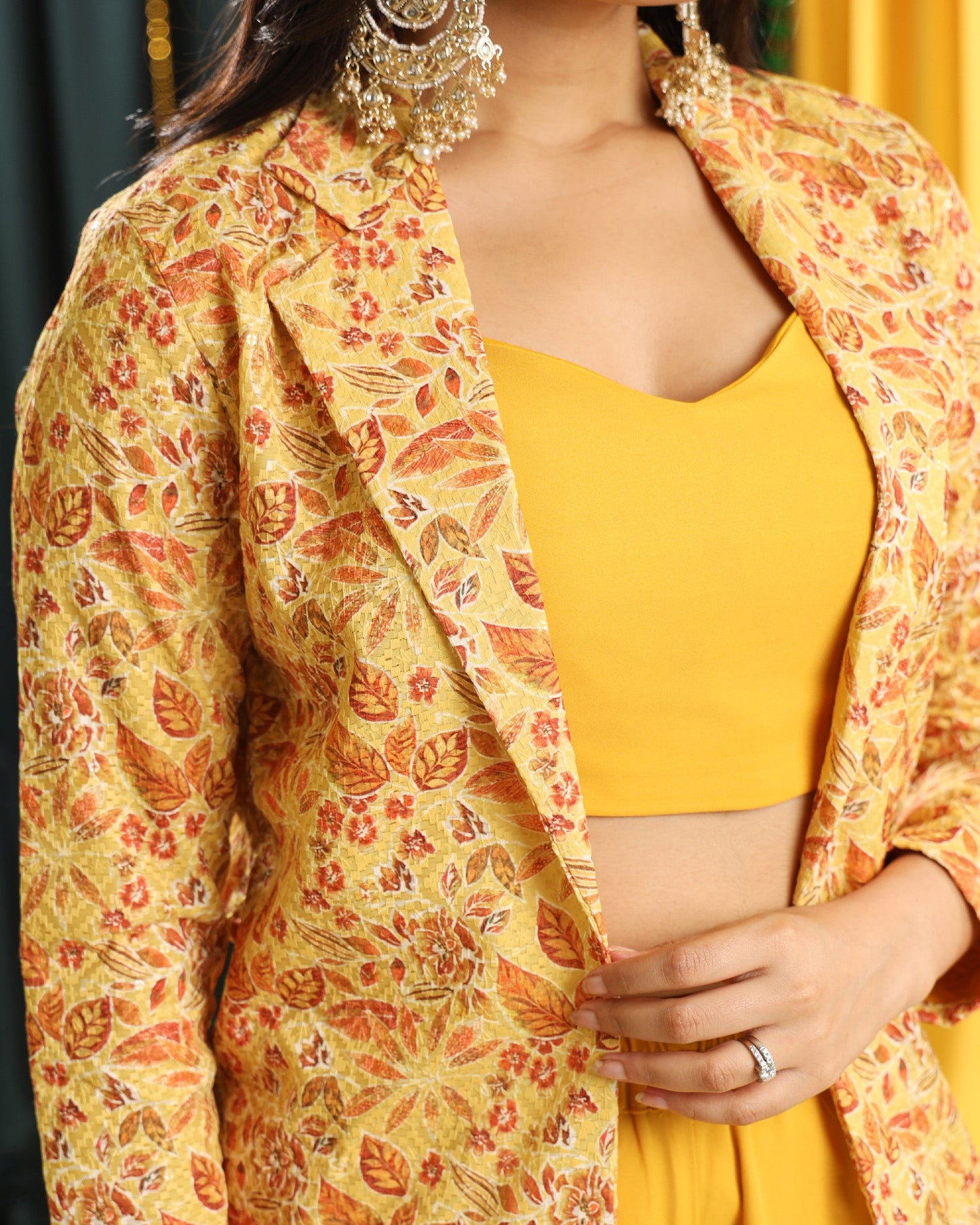 Shop Now: Women's Embroidered Jacket for Haldi