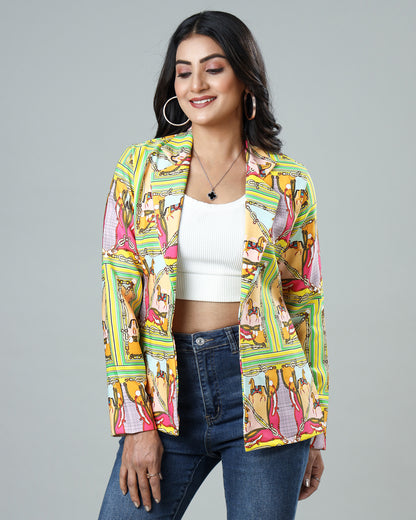 The Quirky Queen's Funky Fusion Women's Jacket