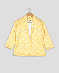 Paisley Jacket With Thread Work Sequins Embroidery