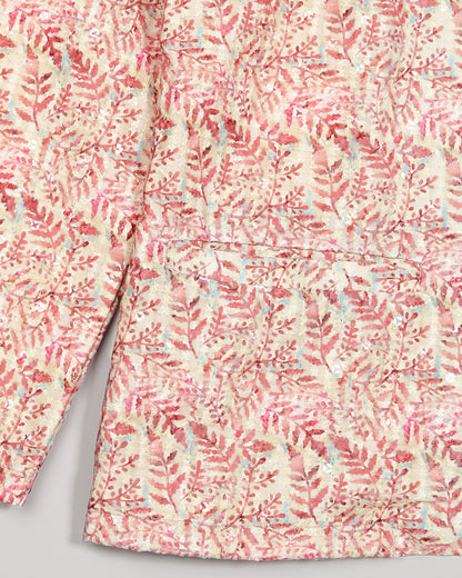 Sequins Thread Work Embroidery Floral Women's Jacket