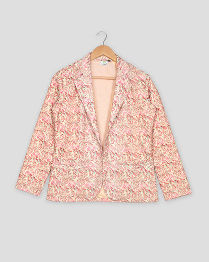 Sequins Thread Work Embroidery Floral Women's Jacket