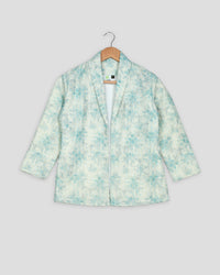 Premium Schiffli Foil Work Embroiderd Women's Jacket