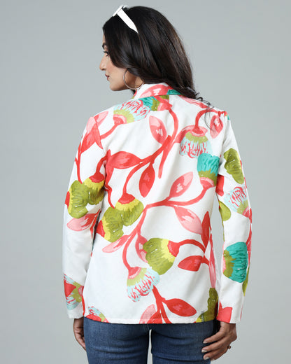 The Artisan's Touch Women's Jacquard Weave Jacket
