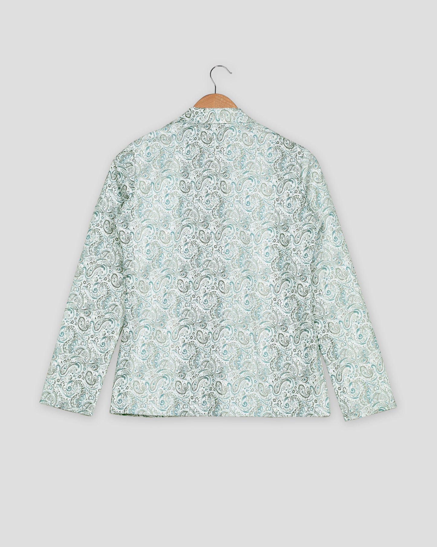 Geometric Floral Embroidery Work Paisley Women's Jacket