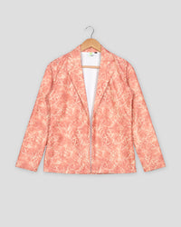 Luxe Floral Embroidery Work Leafage Women's Jacket