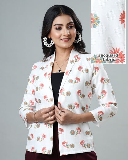 The Perfect Spring Layer: Women's Floral Jacket