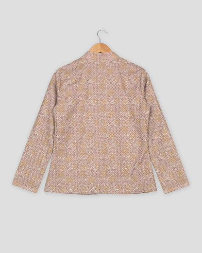 Hang Out in Style: Geometric Embroidered Jacket