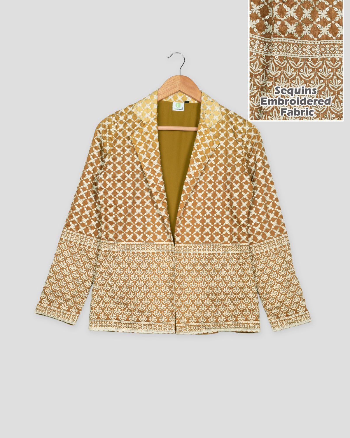 Royal Edit: Yellow Premium Embroidered Jacket