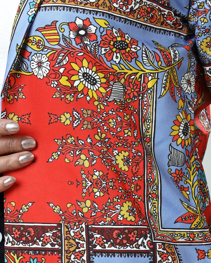 The Classic Bloom: Women's Floral Jacket