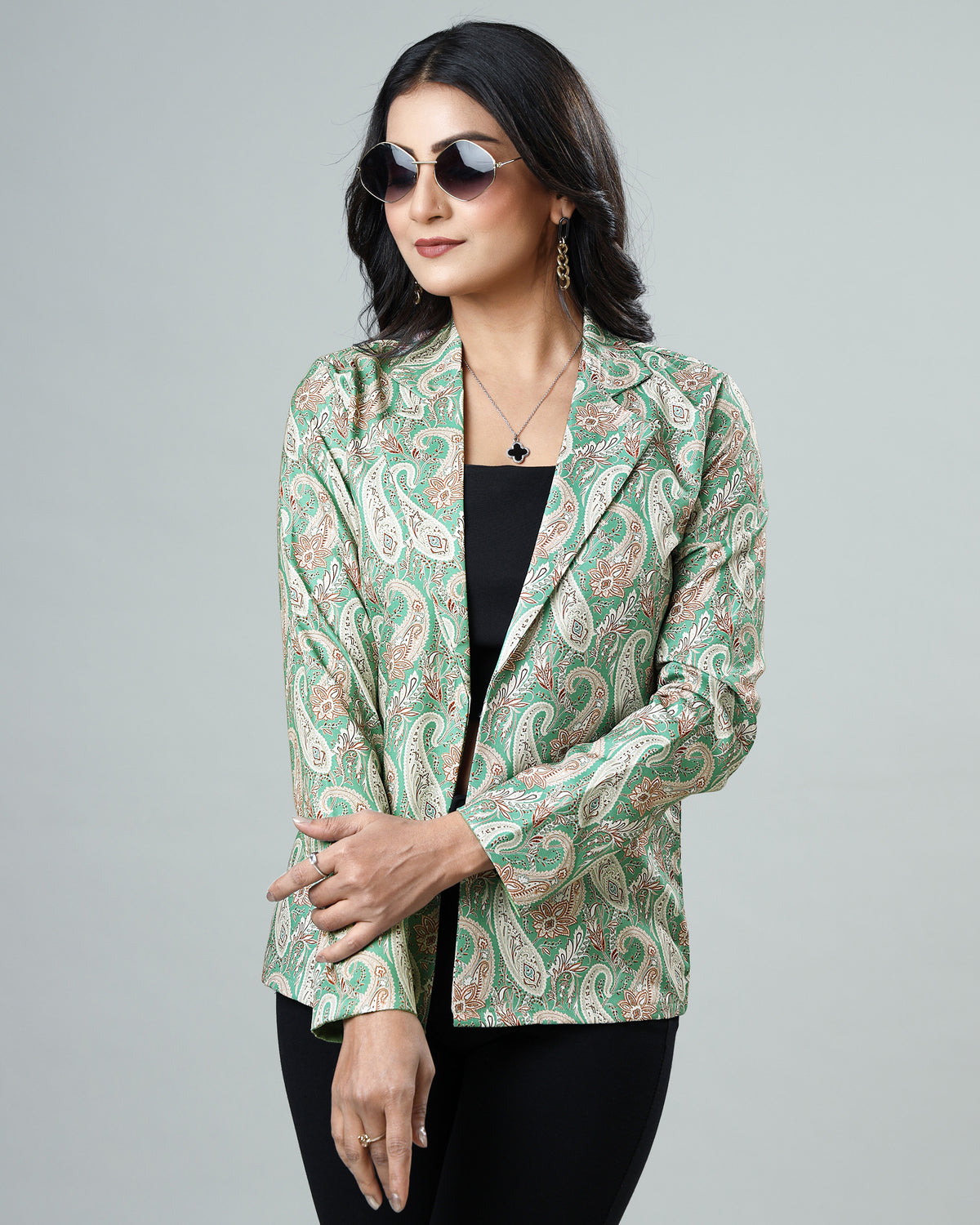Starry Paisley: A Women's Jacket for Dreamers
