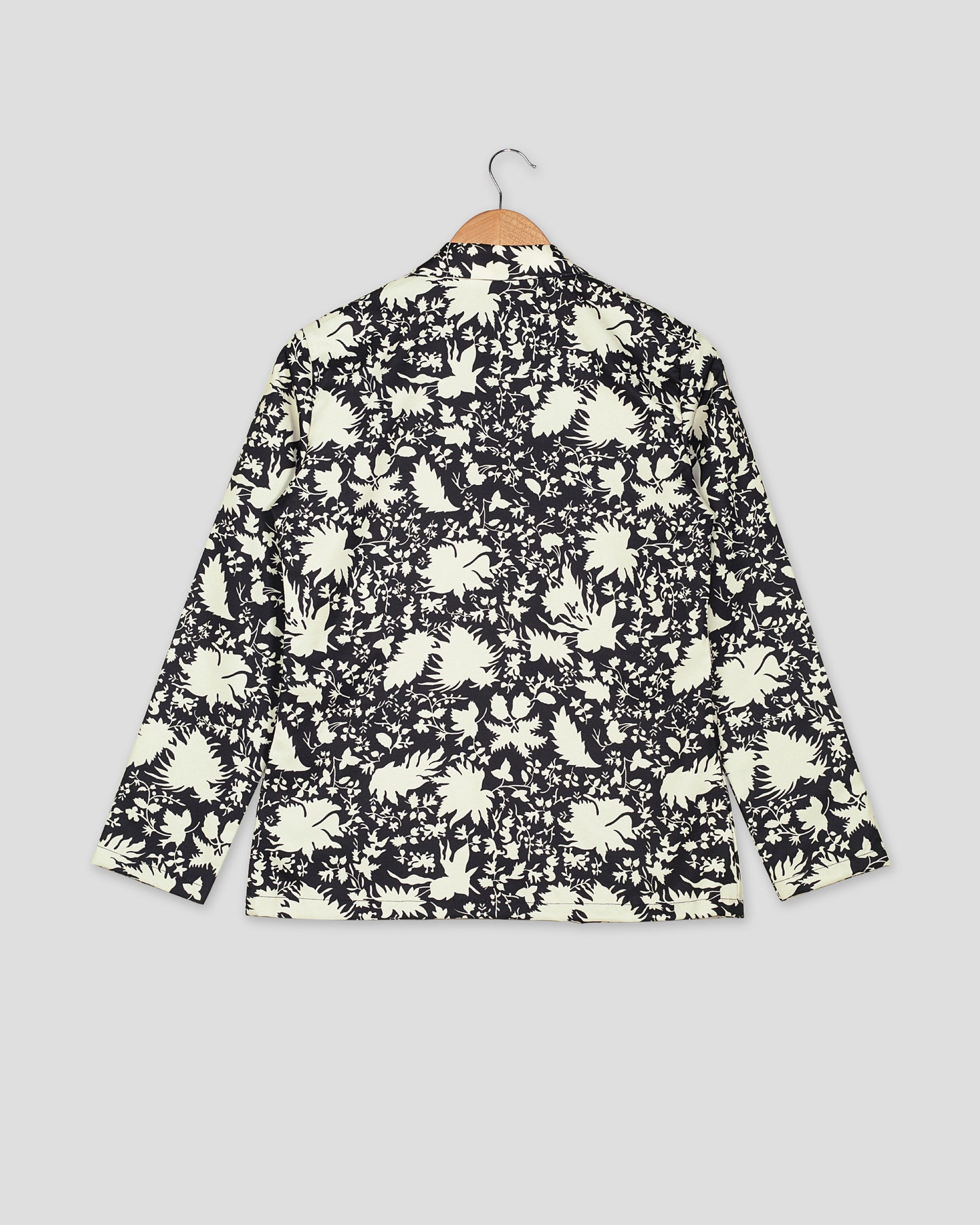 Romantic Edit : Black Floral Jacket for Women