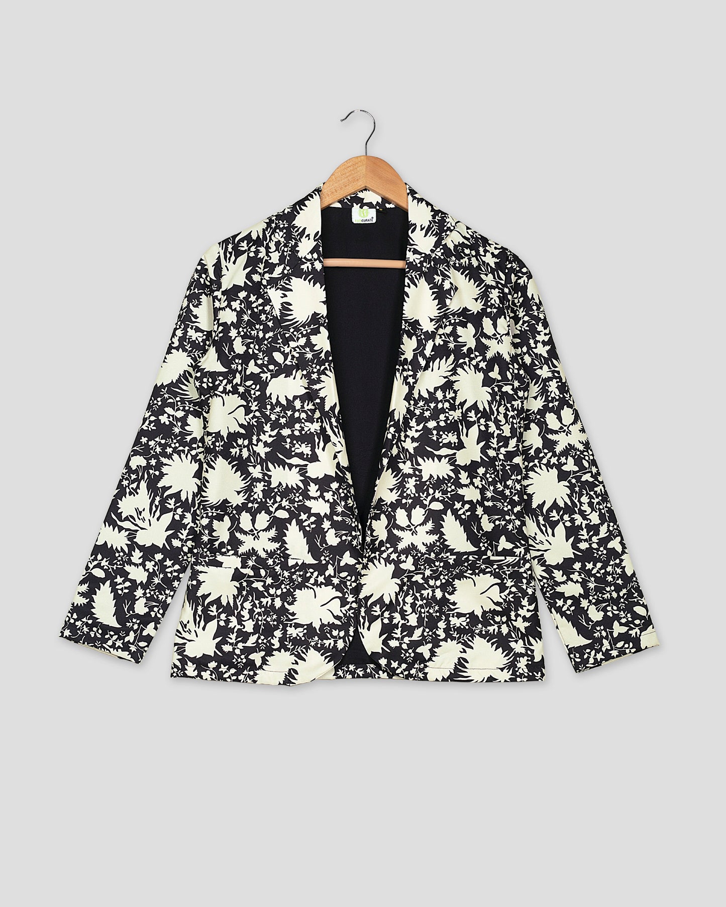 Romantic Edit : Black Floral Jacket for Women