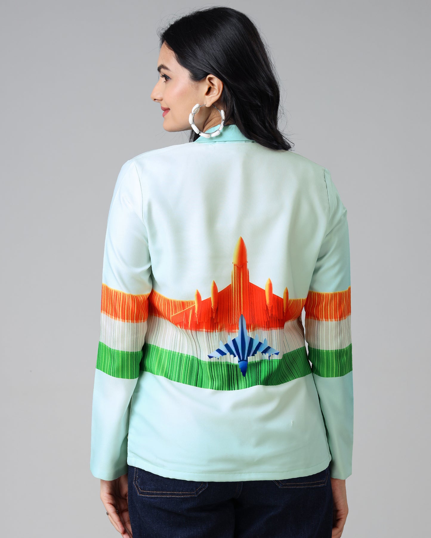 Salute Your Nation: Women's Patriotic Jacket