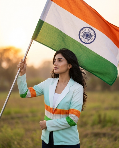 Salute Your Nation: Women's Patriotic Jacket