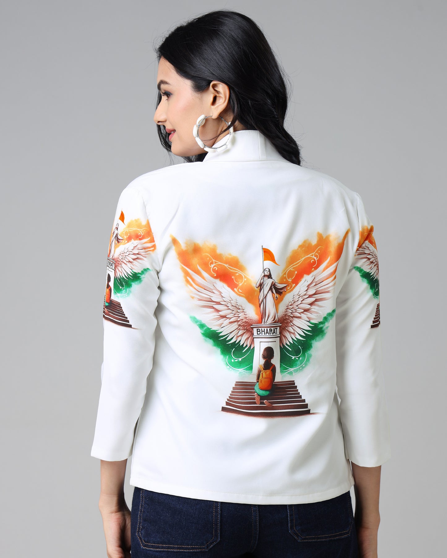 Empowering Patriotism: Freedom Edit Jacket