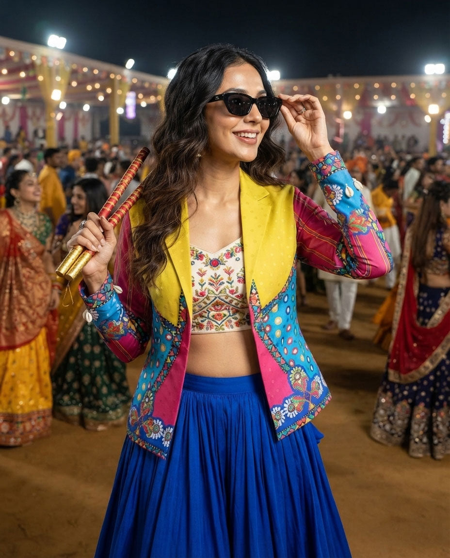 Navratri Edit: The #1 Selling Gamthee Lace Work Jacket