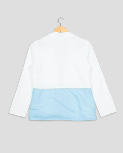 Color Block Edit : Stylish Lace Work Women's Jacket